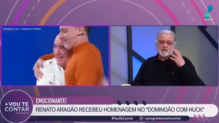 Renato Aragão é detonado por Leão Lobo após homenagem em Domingão com Huck.