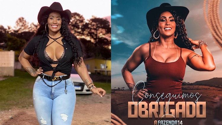 Rosiane Pinheiro chama a atenção ao surgir nua com "Banho de Lua".