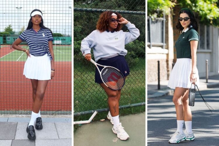 Tenniscore: 11 fotos para seguir a tendência que se inspira no jogo de tênis para compor looks estilosos