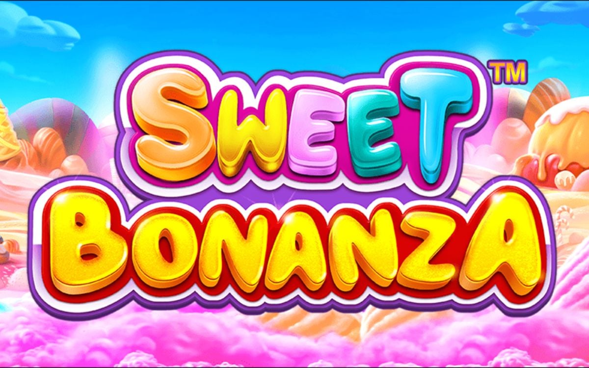 Logo do slot Sweet Bonanza, que tem apelidos para jogos de cassino online