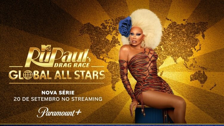 Paramount+ lança trailer oficial e lista de convidados de RuPaul’s Drag Race Global All Stars; confira!