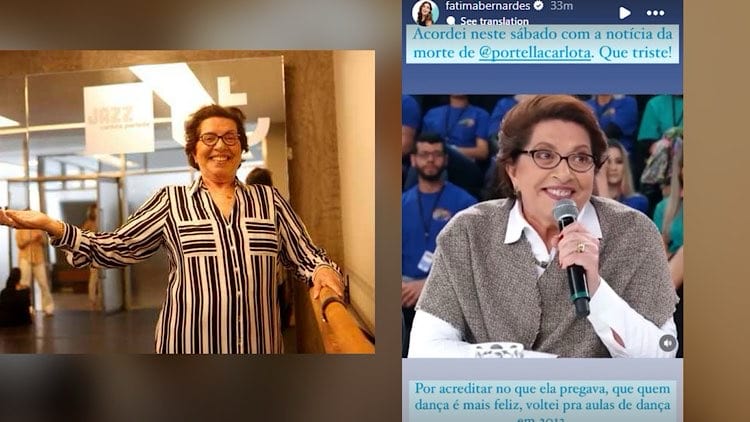 Carlota Portella morre aos 74 anos no Rio de Janeiro.