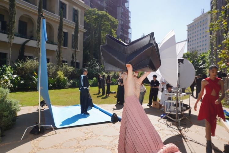 Modelos com bolsa Ryzí em desfile