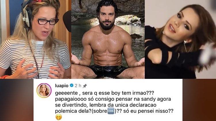 Luana Piovani elogia novo namorado de Sandy e lembra de comentário polêmico da cantora.