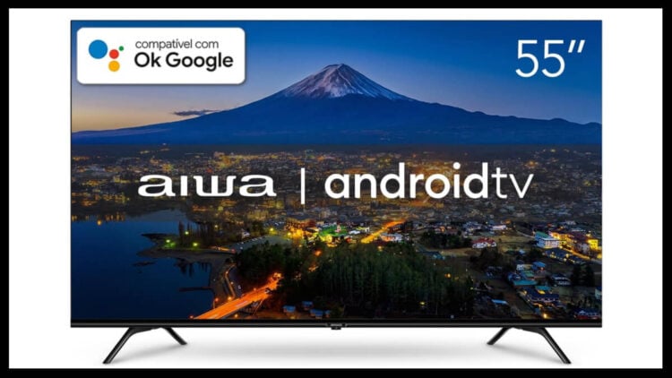 Oferta de Dia dos Pais: 40% de desconto na Smart TV 4K da Aiwa