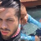 Zé Felipe relata salvamento de filha que quase se afogou na piscina.