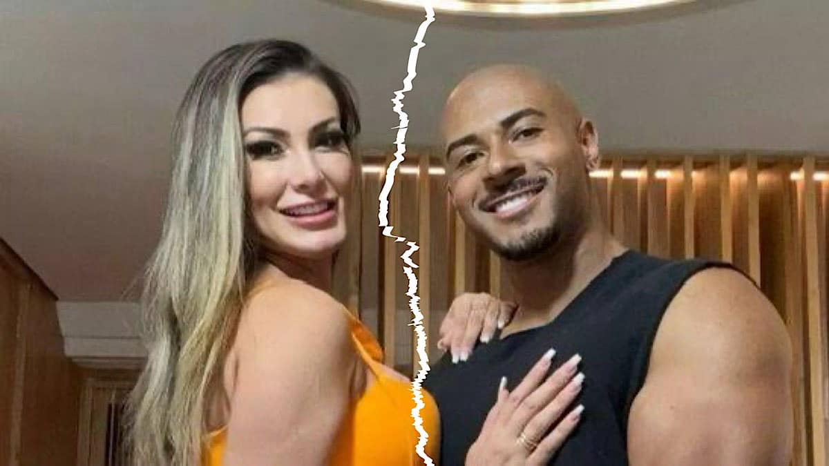 Andressa Urach e Lucas Souza terminam relacionamento após sete meses.