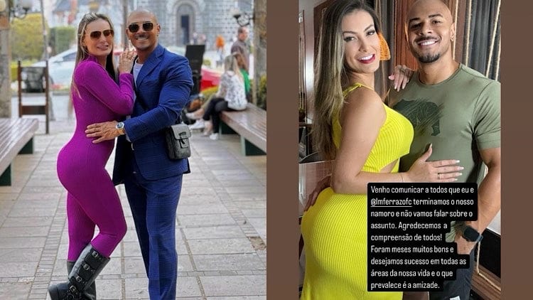 Andressa Urach e Lucas Souza terminam relacionamento após sete meses. 