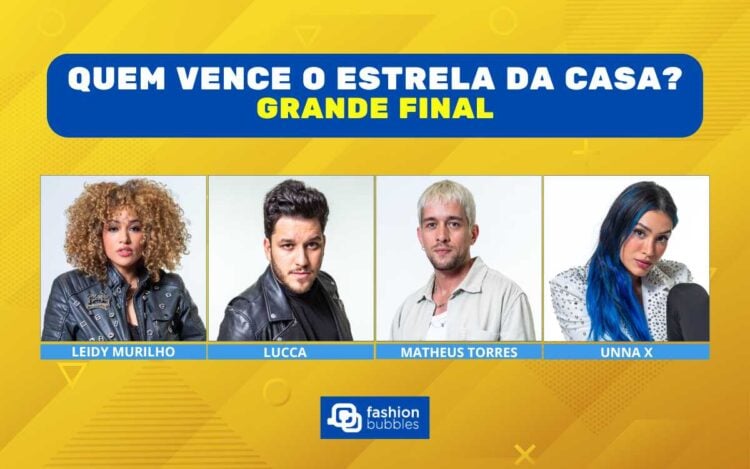 Enquete Estrela da Casa Grande Final: quem você quer que vença, Leidy Murilho, Lucca, Matheus Torres ou Unna X?