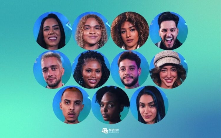 Montagem com os cantores que estão na Enquete Estrela da Casa participante favorito