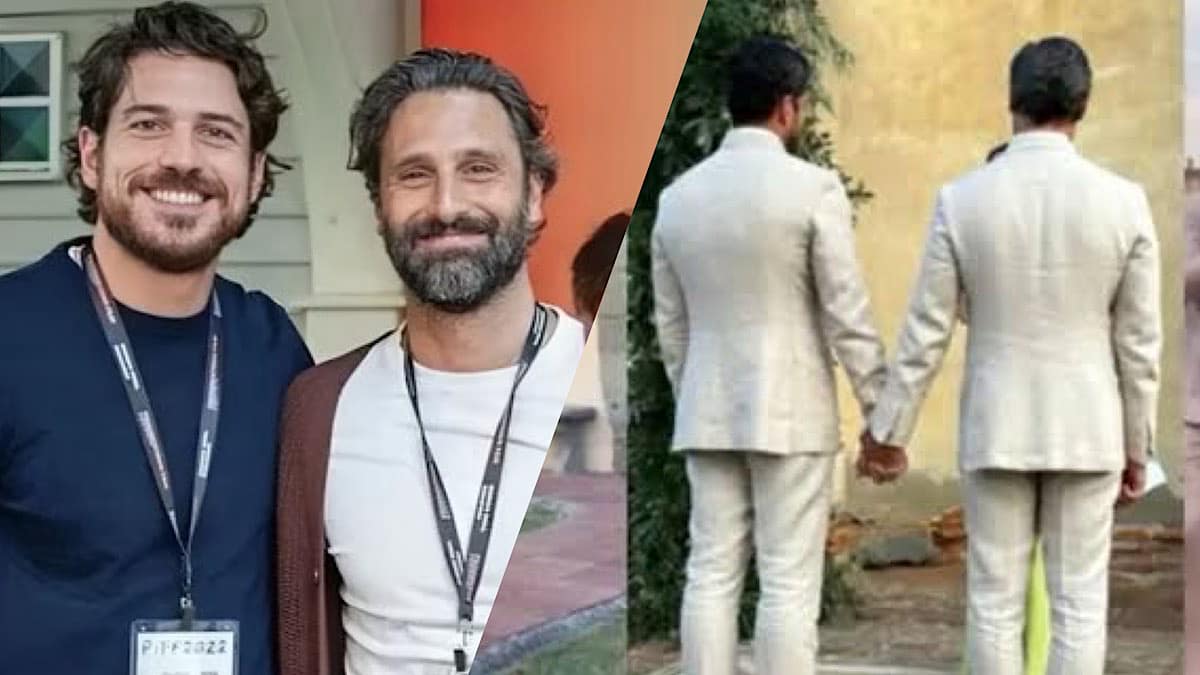 Marco Calvani e Marcos Pigossi se casam na Toscana, Itália. Fonte: Instagram