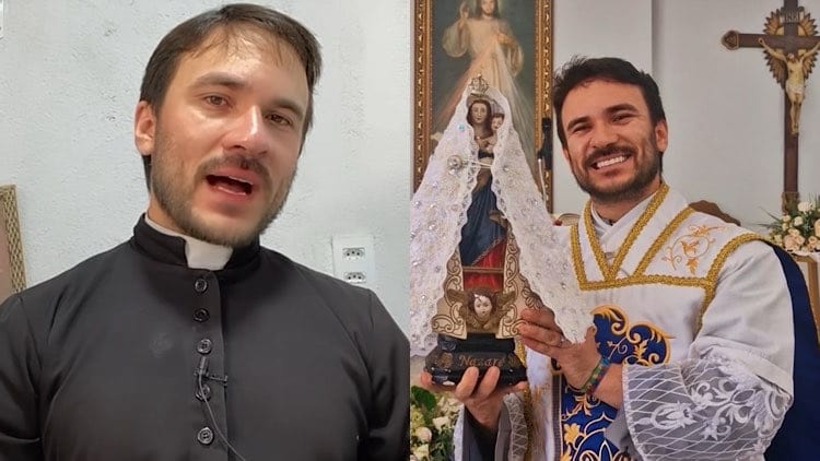 Padre Fabrício Rodrigues morre após grave acidente dias depois de fazer 29 anos.