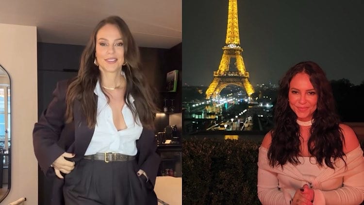 Paolla Oliveira passa sufoco em Paris.