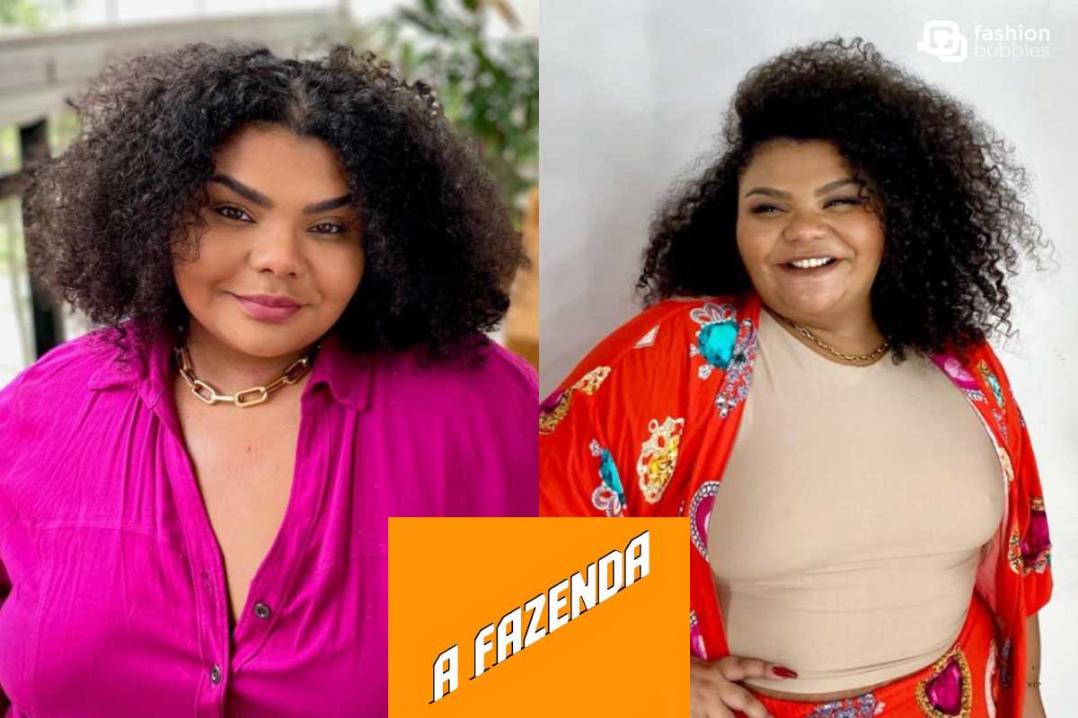 Flora Cruz é negra, tem cabelos cacheados e está na Fazenda 2024