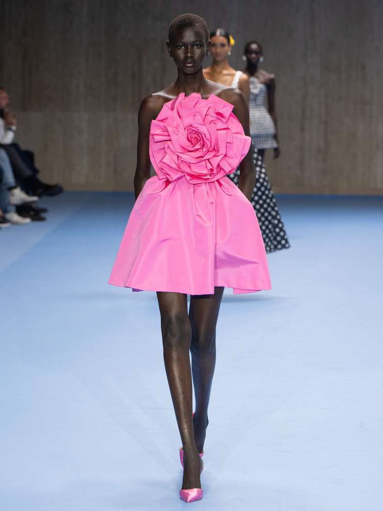 flor 3d nas tendências da new york fashion week