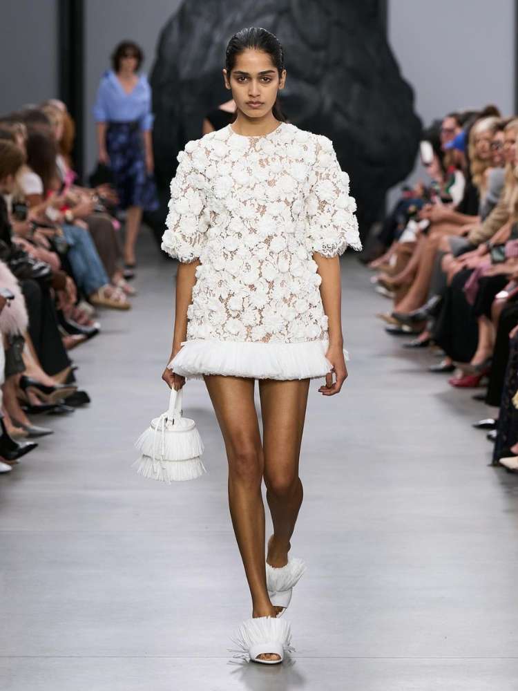 franjas entre tendências da New York Fashion Week