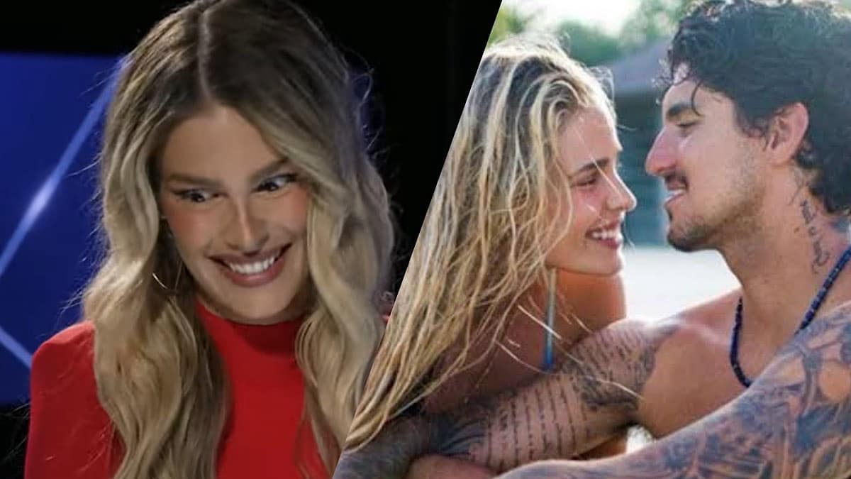 Yasmin Brunet fala se reatou com Gabriel Medina.