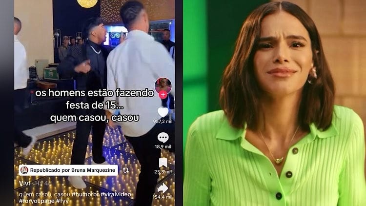 Bruna Marquezine é acusada de piada homofóbica após repostar um vídeo.