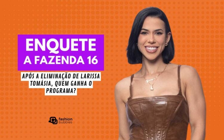 Enquete A Fazenda 16 Eliminação Larissa Tomásia