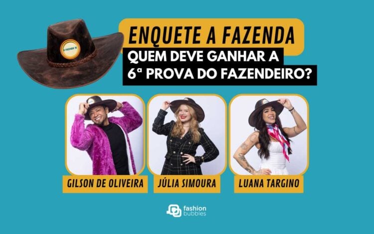 Enquete A Fazenda 16 da 6ª Prova do Fazendeiro