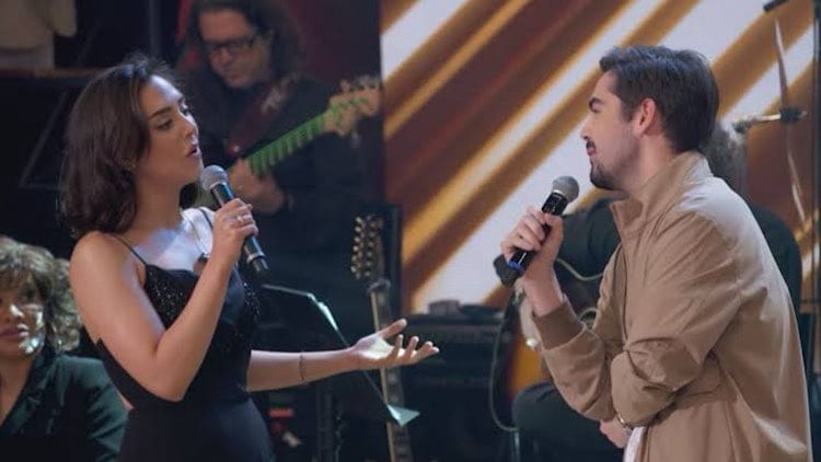 João Silva e Lara falam do estado de saúde de Faustão no Altas Horas, da Globo.