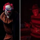 Montagem com foto de It A Coisa e freddy krueger, personagens de terror