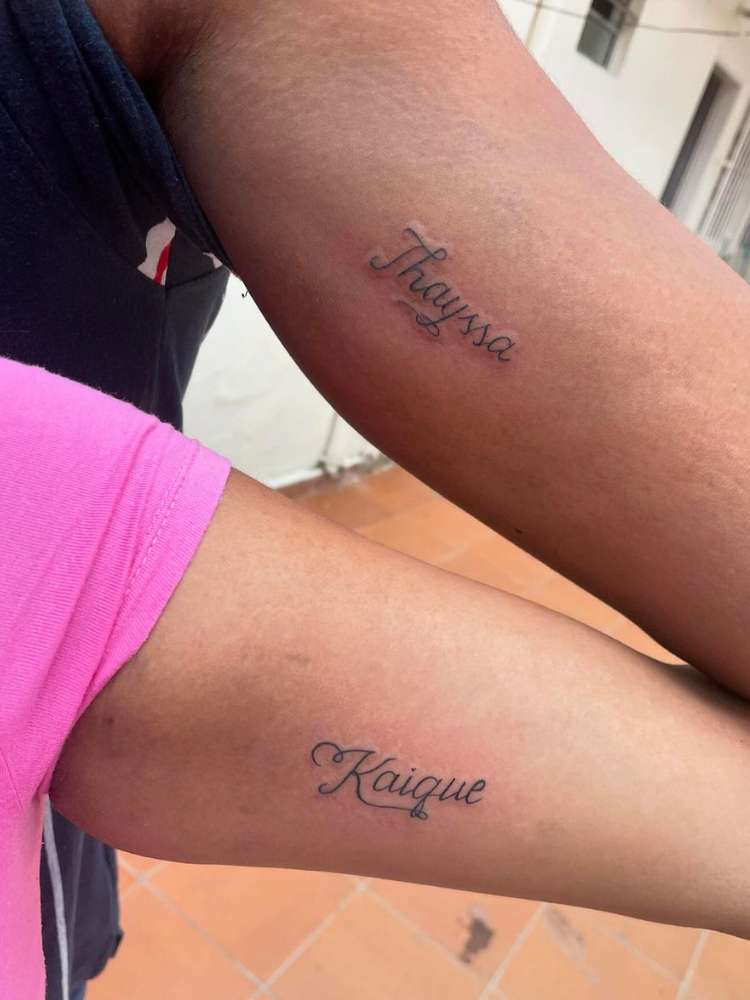 opção de tatuagem de casal