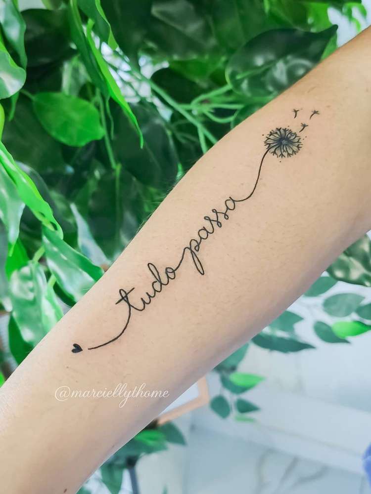 opção de tatuagem feminina no braço