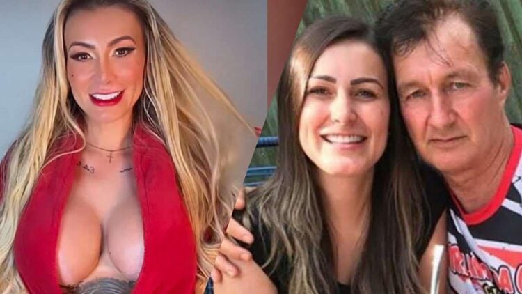 Andressa Urach expôs áudio que (segundo ela) foi enviado pelo próprio pai.