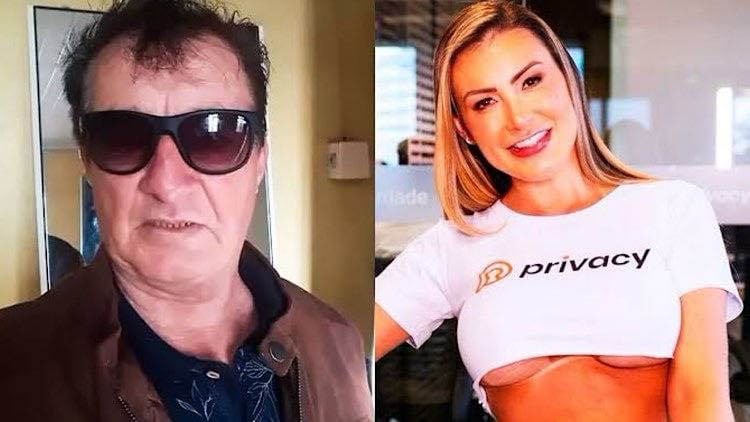 Andressa Urach expôs áudio que (segundo ela) foi enviado pelo próprio pai.