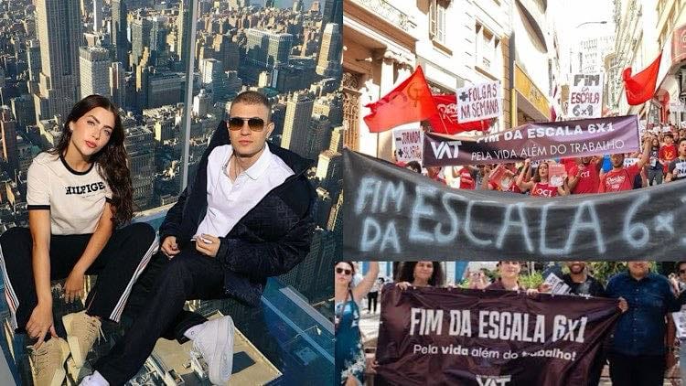 Leo Picon é detonado após se posicionar contra o fim da escala 6x1. Fonte: Instagram