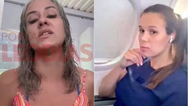 Aline é a mãe do menino do avião, que chorou após não conseguir viajar na janela do avião.