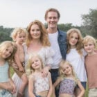 Foto da família de James Van Der Beek, ator de Dawson's Creek