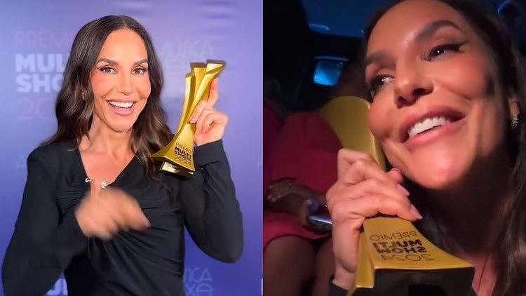 Ivete Sangalo esquece de agradecer Ludmilla após receber prêmio pela parceria de Macetando.